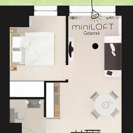 아파트 Citystay Miniloft 그단스크